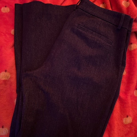 Express Editor Mid Rise Boot in Heather Blue - Picture 9 of 11